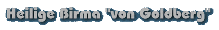 Logo "Heilige Birma von Goldberg"